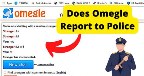 Of course, you have to flip on your webcam for the most effective experience. . Does omegle report to police reddit